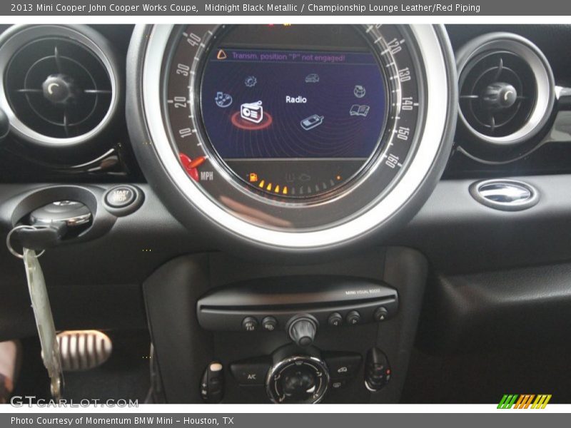 Midnight Black Metallic / Championship Lounge Leather/Red Piping 2013 Mini Cooper John Cooper Works Coupe