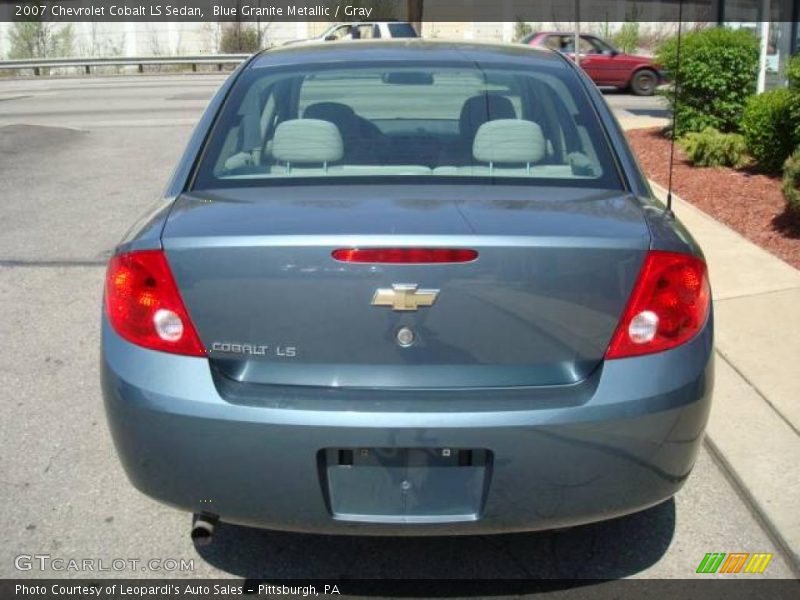 Blue Granite Metallic / Gray 2007 Chevrolet Cobalt LS Sedan