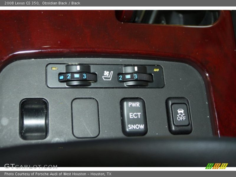 Obsidian Black / Black 2008 Lexus GS 350