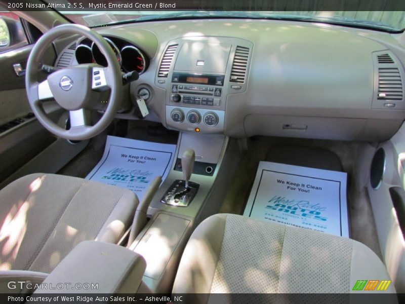 Mystic Emerald Green / Blond 2005 Nissan Altima 2.5 S