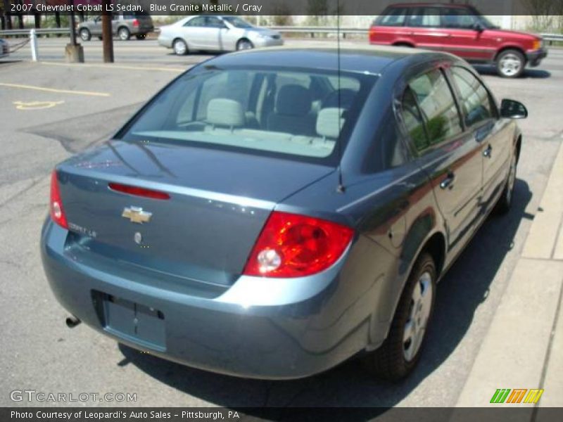 Blue Granite Metallic / Gray 2007 Chevrolet Cobalt LS Sedan