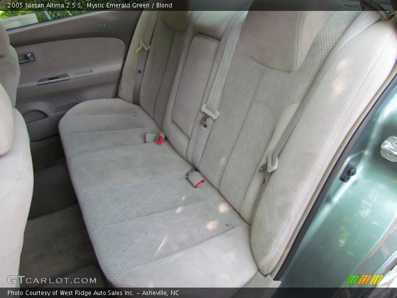 Mystic Emerald Green / Blond 2005 Nissan Altima 2.5 S