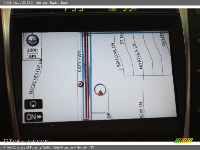Obsidian Black / Black 2008 Lexus GS 350