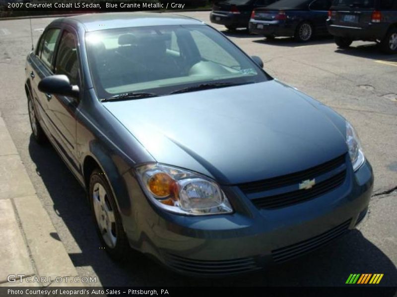Blue Granite Metallic / Gray 2007 Chevrolet Cobalt LS Sedan