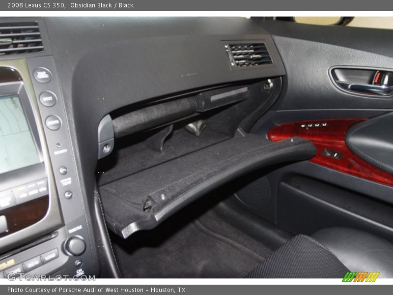 Obsidian Black / Black 2008 Lexus GS 350