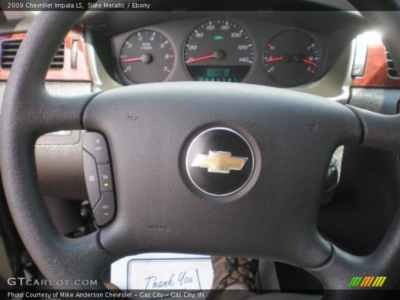 Slate Metallic / Ebony 2009 Chevrolet Impala LS