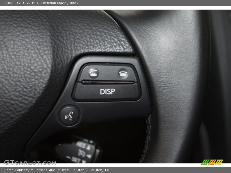 Obsidian Black / Black 2008 Lexus GS 350