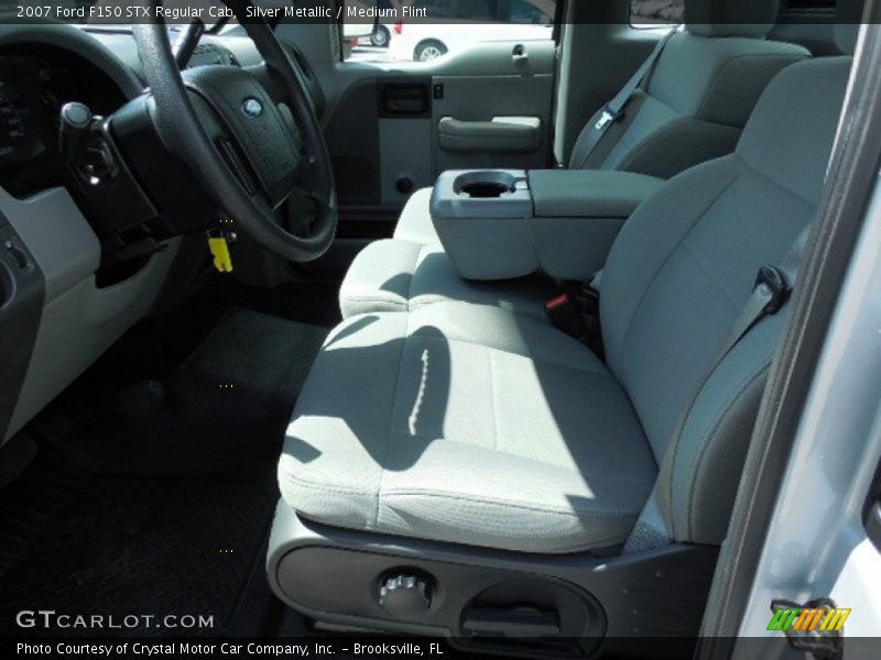 Silver Metallic / Medium Flint 2007 Ford F150 STX Regular Cab