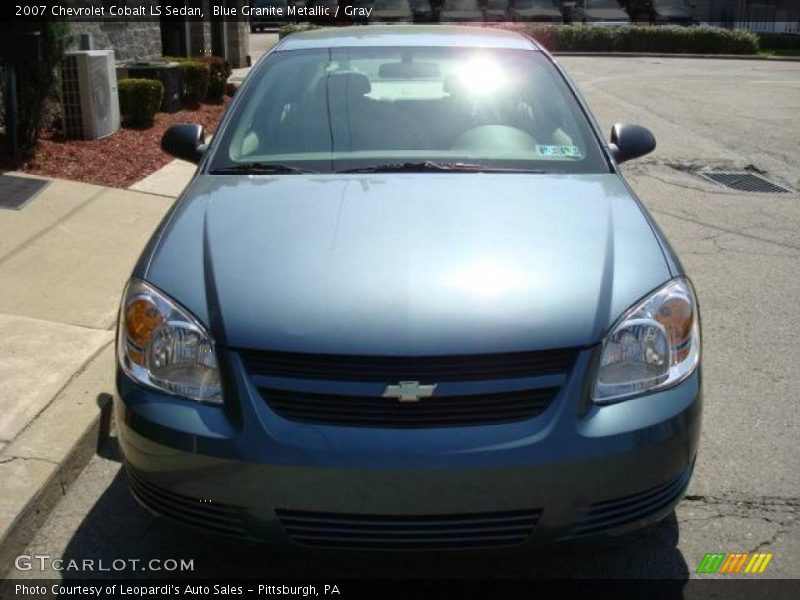 Blue Granite Metallic / Gray 2007 Chevrolet Cobalt LS Sedan