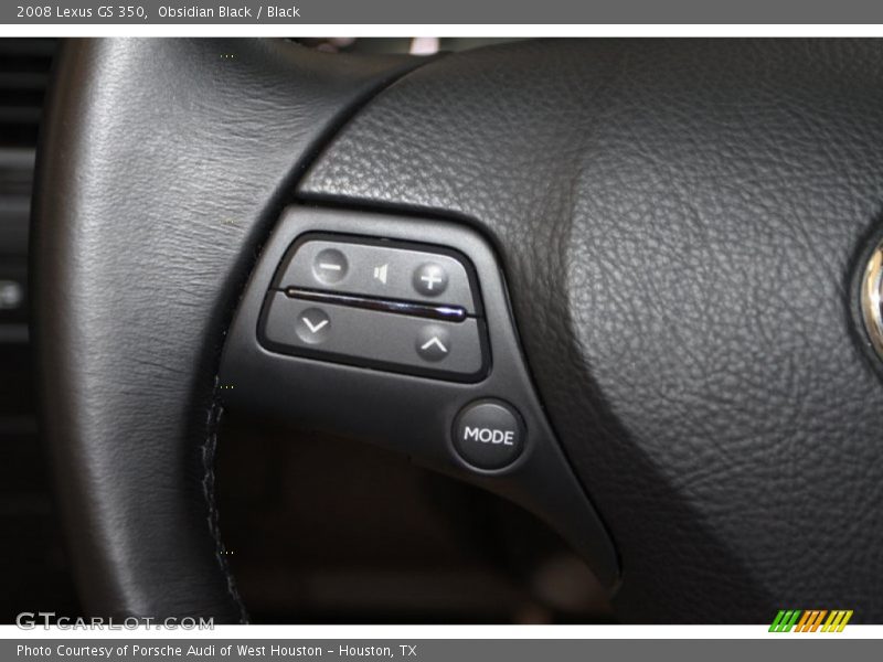 Obsidian Black / Black 2008 Lexus GS 350