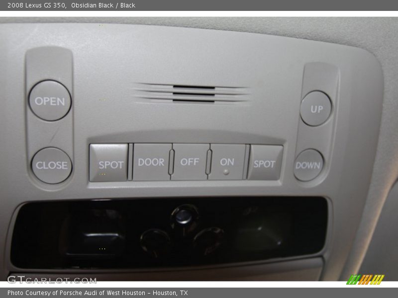 Obsidian Black / Black 2008 Lexus GS 350