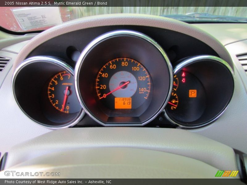 Mystic Emerald Green / Blond 2005 Nissan Altima 2.5 S
