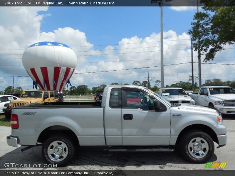 Silver Metallic / Medium Flint 2007 Ford F150 STX Regular Cab