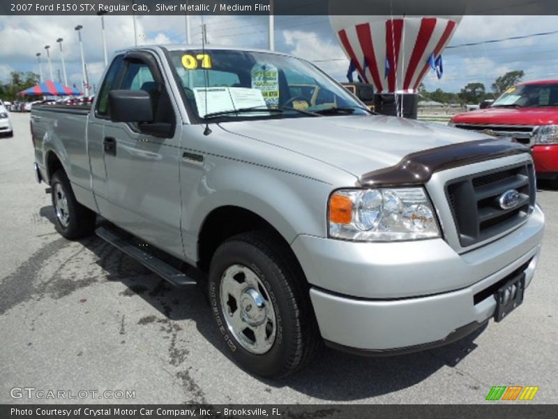 Silver Metallic / Medium Flint 2007 Ford F150 STX Regular Cab