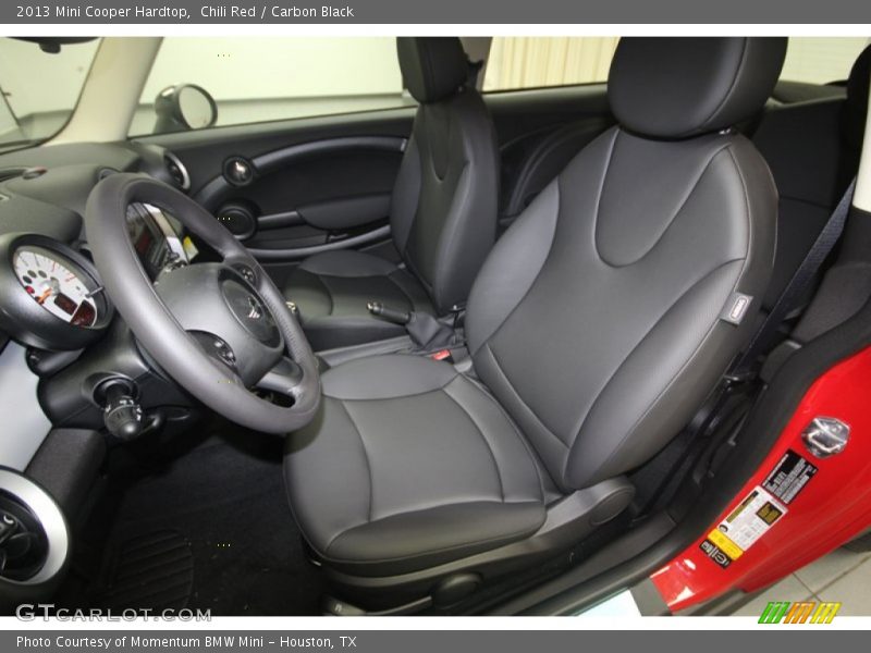 Chili Red / Carbon Black 2013 Mini Cooper Hardtop