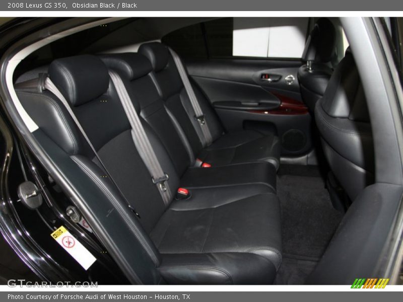 Obsidian Black / Black 2008 Lexus GS 350
