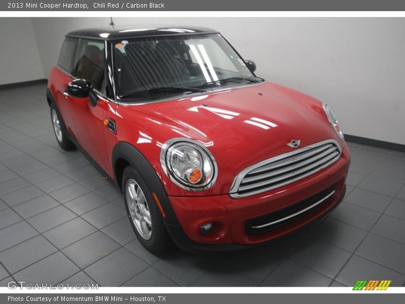 Chili Red / Carbon Black 2013 Mini Cooper Hardtop