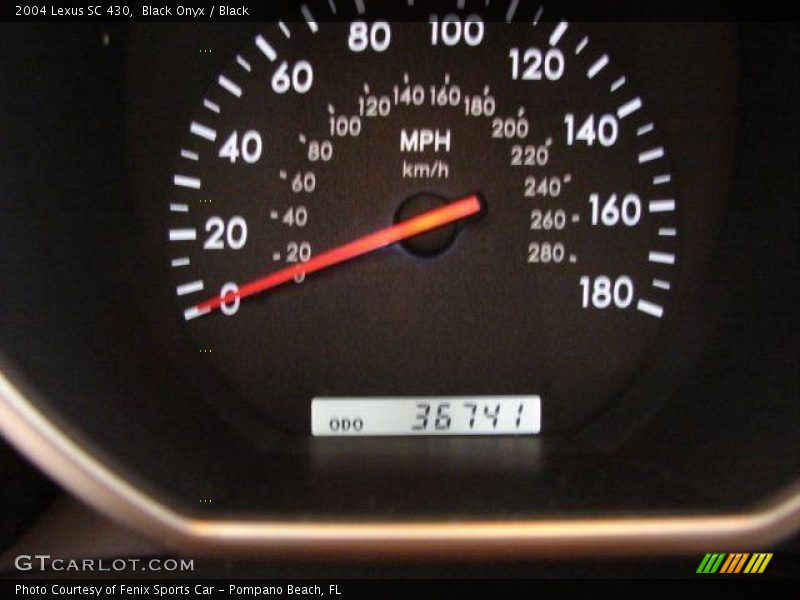 Black Onyx / Black 2004 Lexus SC 430