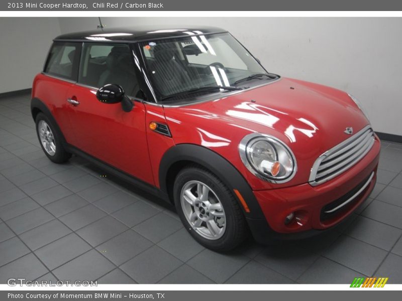 Chili Red / Carbon Black 2013 Mini Cooper Hardtop