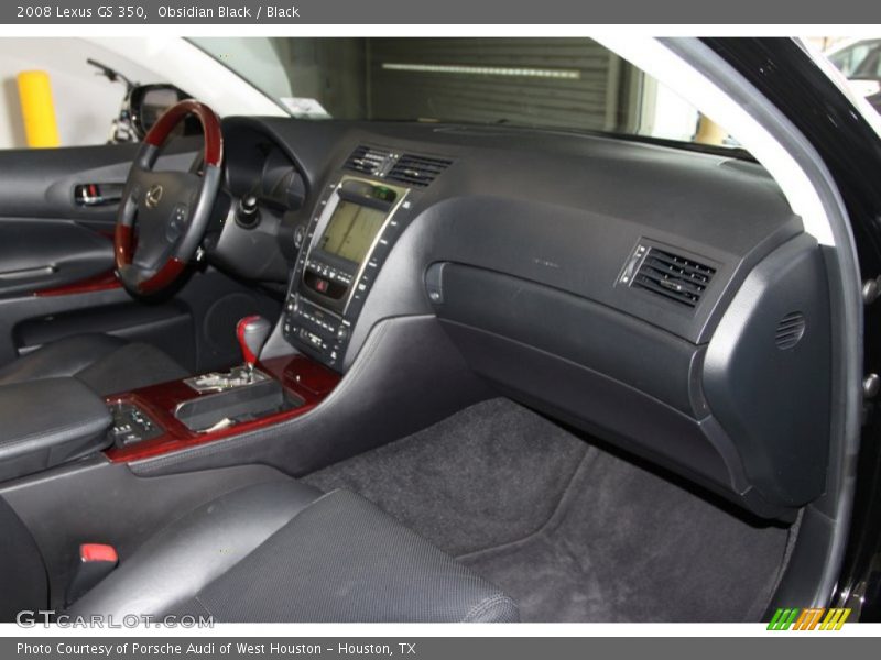 Obsidian Black / Black 2008 Lexus GS 350