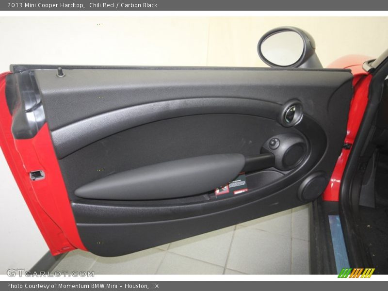 Chili Red / Carbon Black 2013 Mini Cooper Hardtop