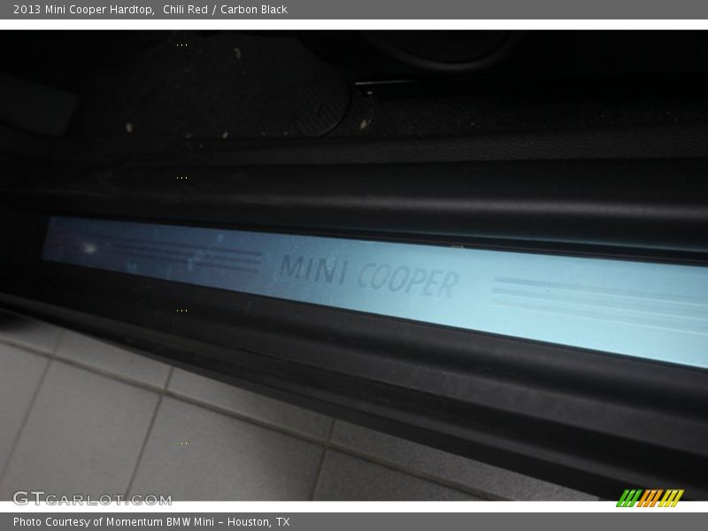 Chili Red / Carbon Black 2013 Mini Cooper Hardtop