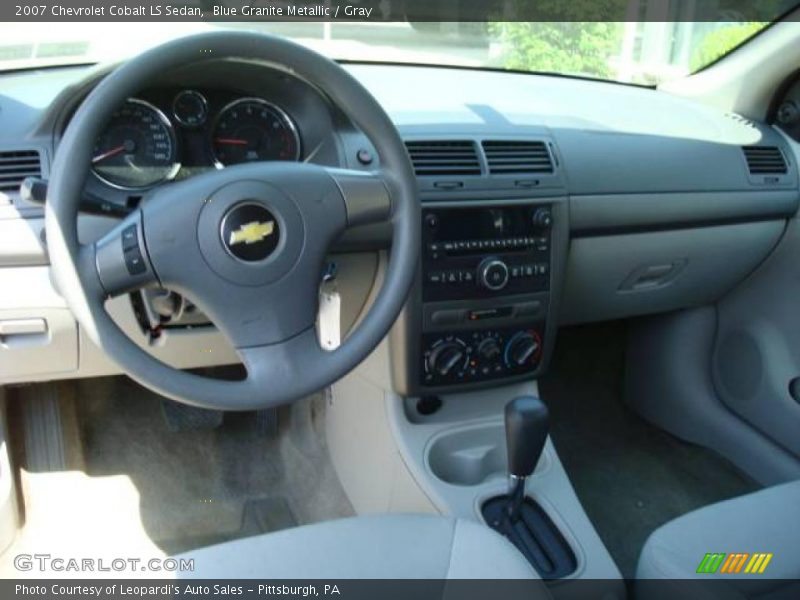Blue Granite Metallic / Gray 2007 Chevrolet Cobalt LS Sedan