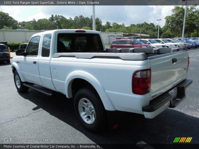 Oxford White / Dark Graphite 2002 Ford Ranger Sport SuperCab
