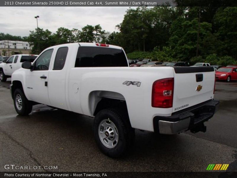 Summit White / Dark Titanium 2013 Chevrolet Silverado 2500HD LS Extended Cab 4x4