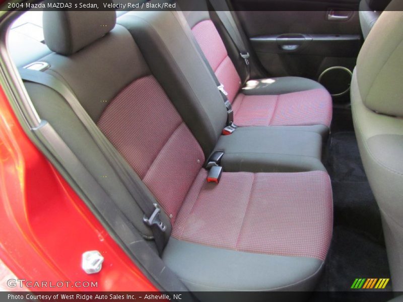 Velocity Red / Black/Red 2004 Mazda MAZDA3 s Sedan