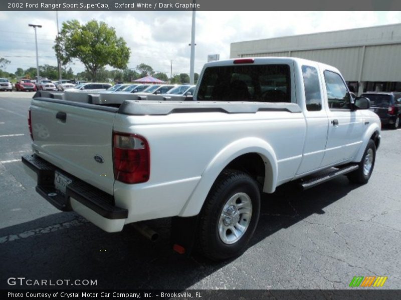 Oxford White / Dark Graphite 2002 Ford Ranger Sport SuperCab