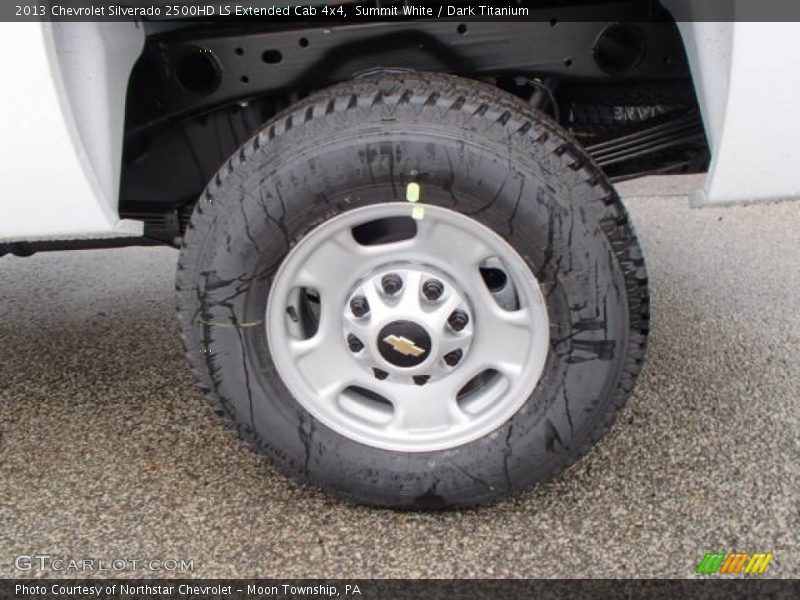 Summit White / Dark Titanium 2013 Chevrolet Silverado 2500HD LS Extended Cab 4x4