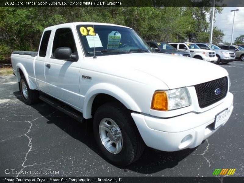 Front 3/4 View of 2002 Ranger Sport SuperCab