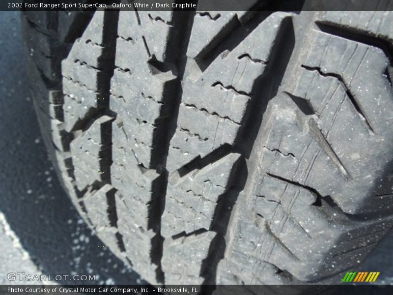 Oxford White / Dark Graphite 2002 Ford Ranger Sport SuperCab