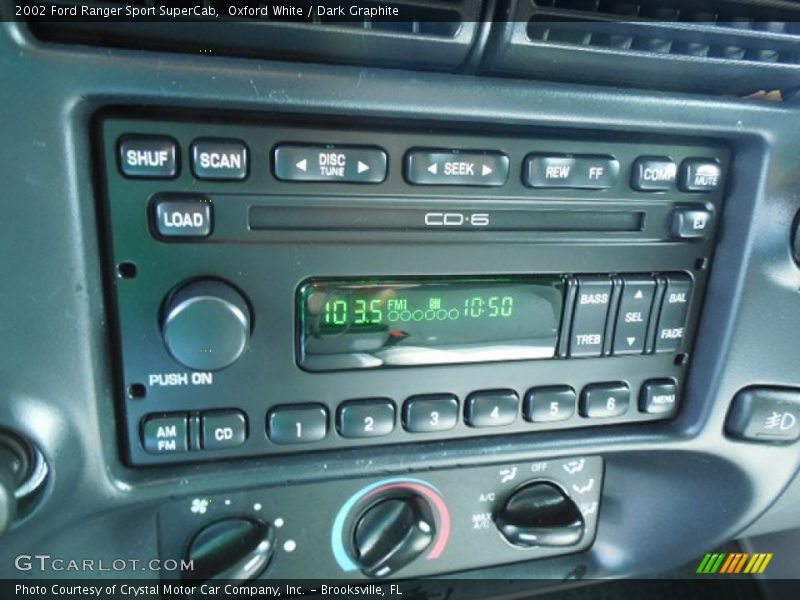 Audio System of 2002 Ranger Sport SuperCab