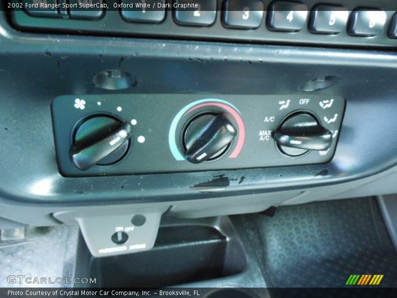 Oxford White / Dark Graphite 2002 Ford Ranger Sport SuperCab