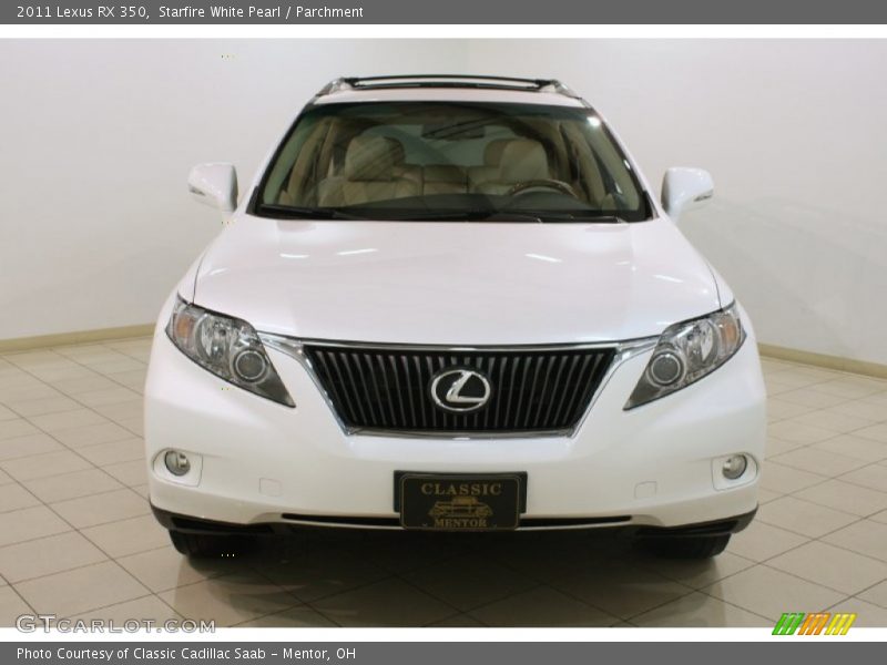 Starfire White Pearl / Parchment 2011 Lexus RX 350