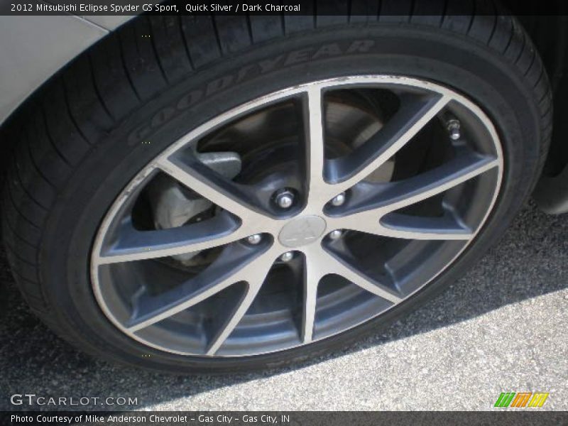 Quick Silver / Dark Charcoal 2012 Mitsubishi Eclipse Spyder GS Sport