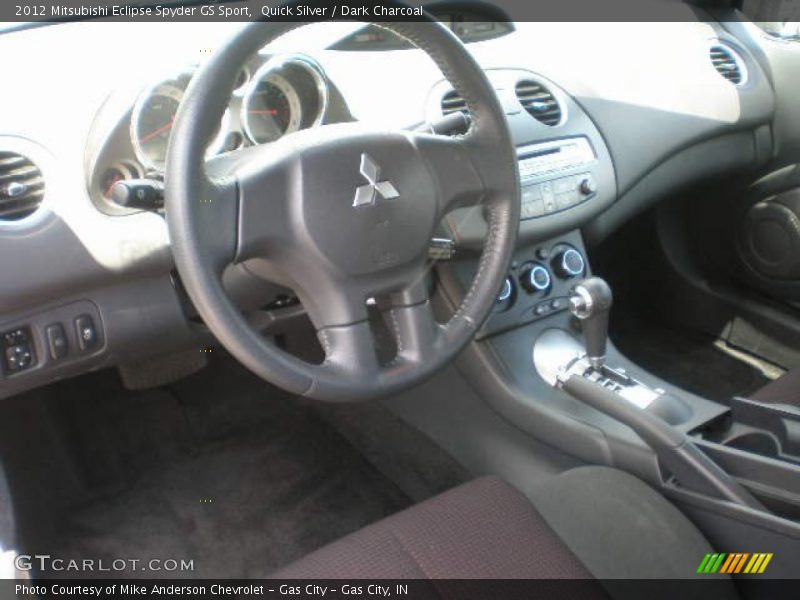 Quick Silver / Dark Charcoal 2012 Mitsubishi Eclipse Spyder GS Sport