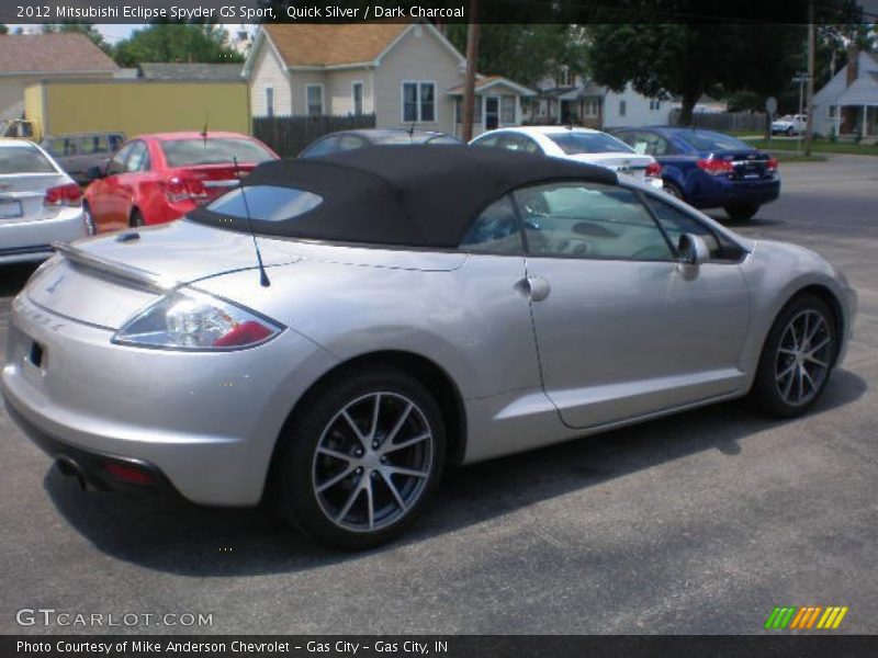 Quick Silver / Dark Charcoal 2012 Mitsubishi Eclipse Spyder GS Sport