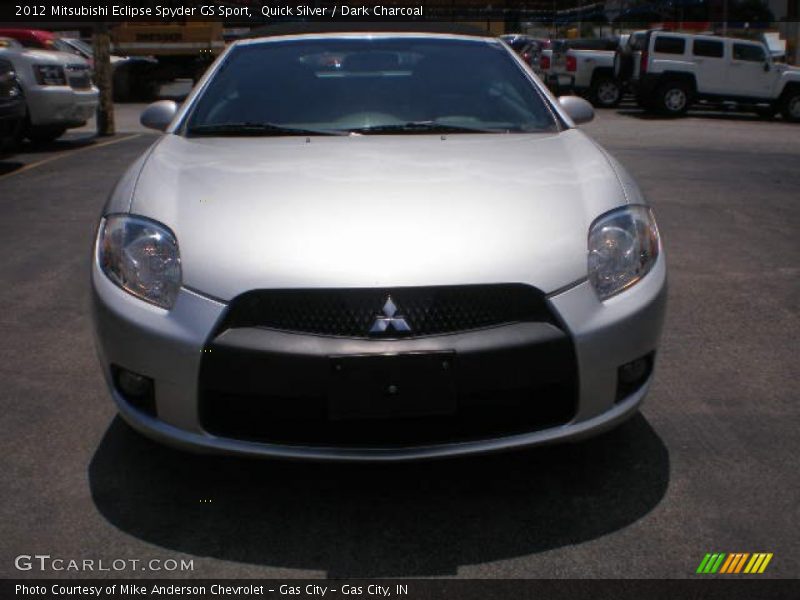 Quick Silver / Dark Charcoal 2012 Mitsubishi Eclipse Spyder GS Sport