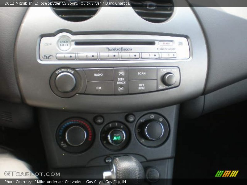 Quick Silver / Dark Charcoal 2012 Mitsubishi Eclipse Spyder GS Sport