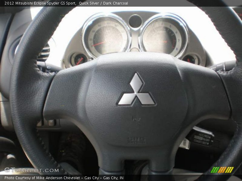 Quick Silver / Dark Charcoal 2012 Mitsubishi Eclipse Spyder GS Sport