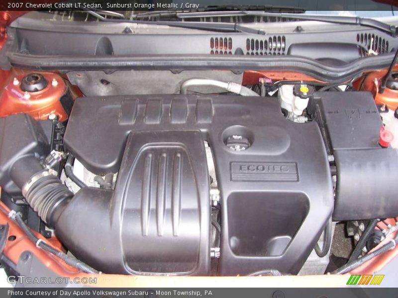 Sunburst Orange Metallic / Gray 2007 Chevrolet Cobalt LT Sedan