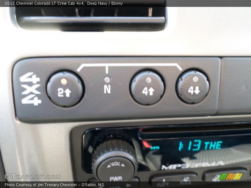 Deep Navy / Ebony 2012 Chevrolet Colorado LT Crew Cab 4x4