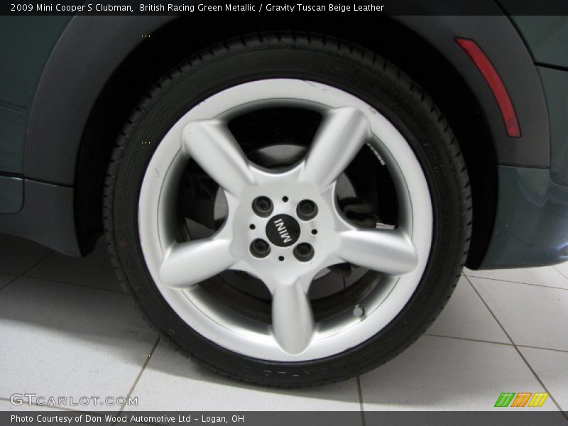 British Racing Green Metallic / Gravity Tuscan Beige Leather 2009 Mini Cooper S Clubman