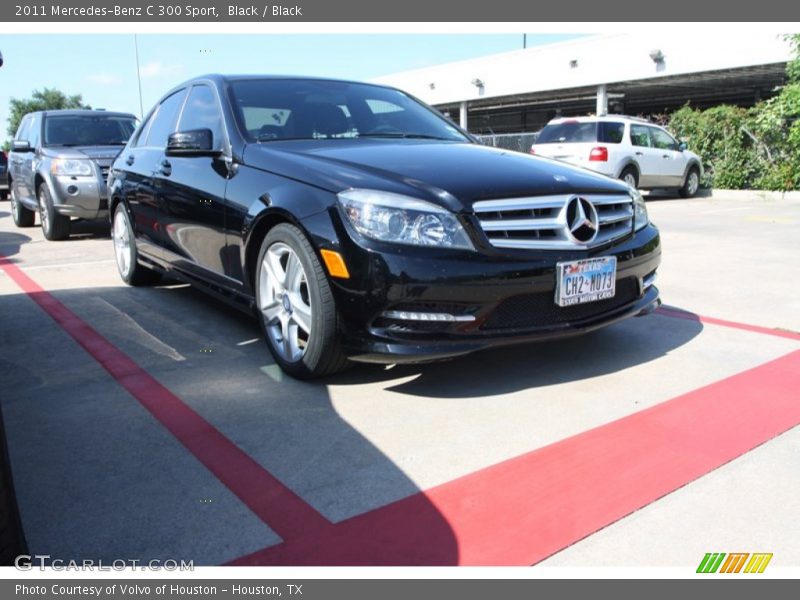 Black / Black 2011 Mercedes-Benz C 300 Sport