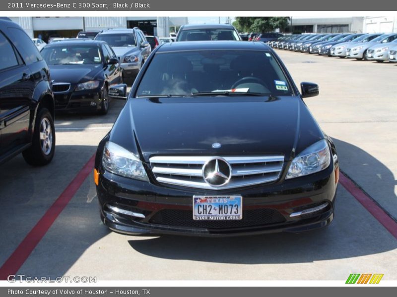 Black / Black 2011 Mercedes-Benz C 300 Sport