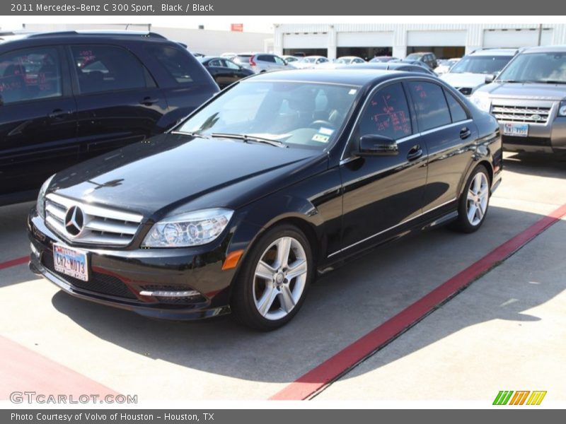Black / Black 2011 Mercedes-Benz C 300 Sport