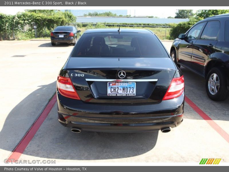 Black / Black 2011 Mercedes-Benz C 300 Sport